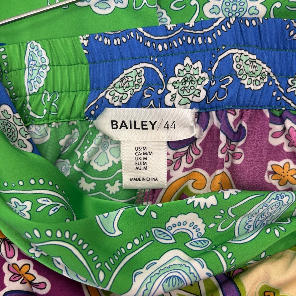 Bailey 44 Multicolor Patchwork Print Wrap Skirt - image 4